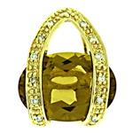 Prima 14k Yellow Gemstone Pendant