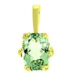 Prima 14k Yellow Gemstone Pendant