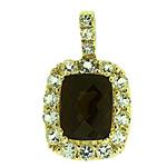 Prima 14k Yellow  Gemstone  Pendant