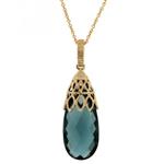 Prima 14k Yellow Gold Gemstone Pendant