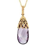 Prima 14k Yellow Gold  Gemstone Pendant