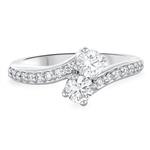 Prima 2 Stone Diamond Ring