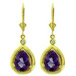 Prima Amethyst & Diamond Earrings