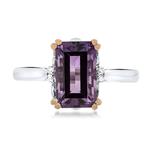 Prima Amethyst & Diamond Ring