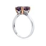 Amethyst & Diamond Ring