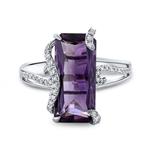 Prima Amethyst & Diamond Ring