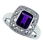 Prima Amethyst Ring