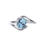 Prima Aquamarine & Diamond Ring