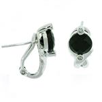 Prima Black Onyx & Diamond Earrings