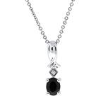 Prima Black Onyx & Diamond Pendant