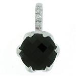 Prima Black Onyx & Diamond Pendant