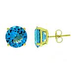 Prima Blue Topaz Earrings