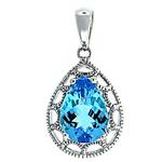 Prima Blue Topaz Pendant