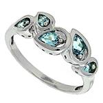 Prima Blue Topaz Ring