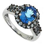 Prima Blue Topaz Ring