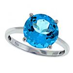 Prima Blue Topaz Ring