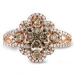 Prima Brown & White Diamond Ring