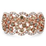 Prima Brown & White Diamond Ring