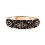 Prima Brown & Black Diamond Ring