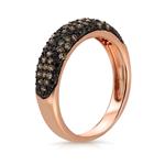 Brown & Black Diamond Ring