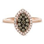 Prima Brown & White Diamond Ring