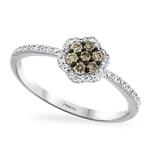 Prima Brown & White Diamond Ring