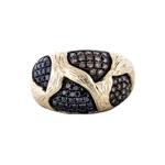 Prima Brown & Black Diamond Ring