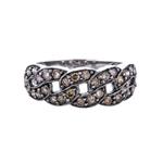 Prima Brown & White Diamond Ring