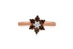 Prima Brown & White Diamond Ring