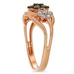 Brown Diamond & Diamond Ring