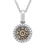 Prima Brown Diamond Pendant