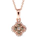 Prima Brown Diamond Pendant