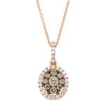 Prima Brown Diamond Pendant