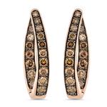 Prima Chocolate Diamond Earrings