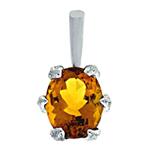 Prima Citrine Pendant