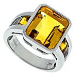 Prima Citrine Ring