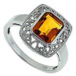 Prima Citrine Ring