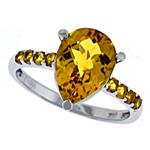 Prima Citrine Ring