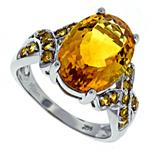 Prima Citrine Ring