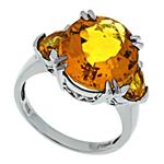 Prima Citrine Ring