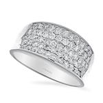 Prima Concaved Diamond Ring