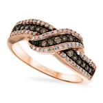 Prima Diamond & Brown Diamond Ring