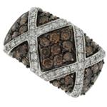 Prima Diamond & Brown Diamond Ring