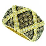 Prima Diamond & Brown Diamond Ring