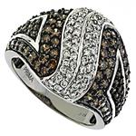 Prima Diamond & Brown Diamond Ring