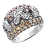 Prima Diamond & Brown Diamond Ring