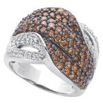 Prima Diamond & Brown Diamond Ring