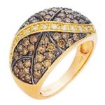 Prima Diamond & Brown Diamond Ring