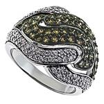 Prima Diamond & Brown Diamond Ring