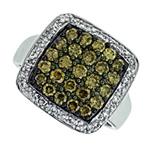 Prima Diamond & Brown Diamond Ring